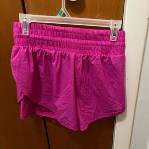 All in Motion Target Pink High Rise Shorts